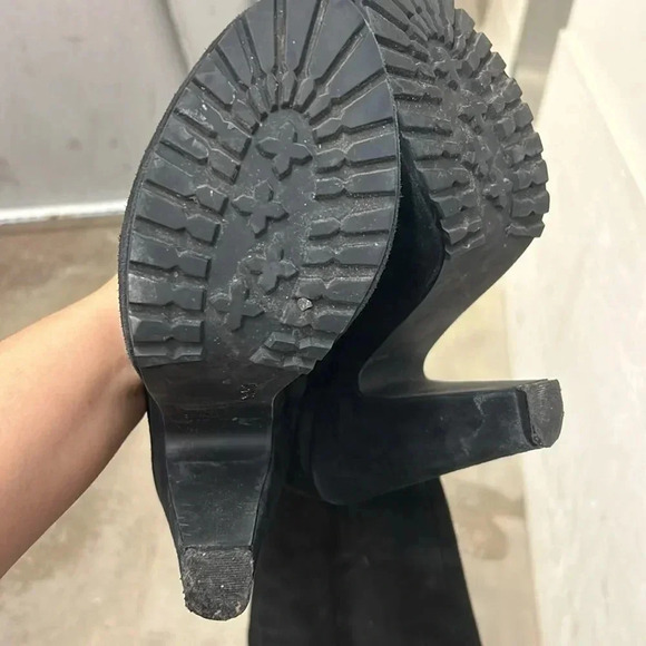 Mimosa suede platform over the knee boots - Picture 8 of 8